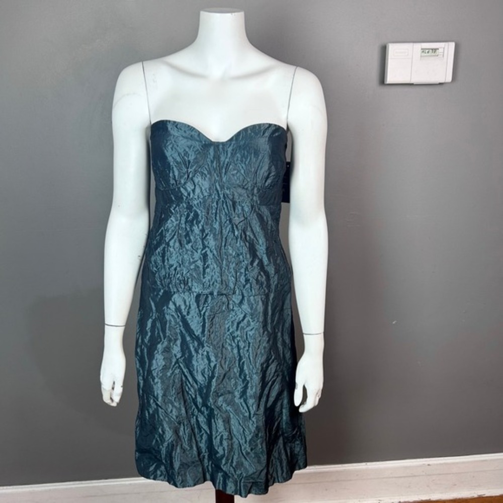 Fairy Grunge dress size 12 Y2K‎ corset NWT green metallic Vintage Nicole Miller